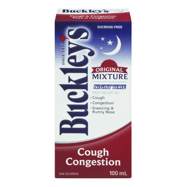 Buckley's Original Mixture Night Time Liquid, 100 mL