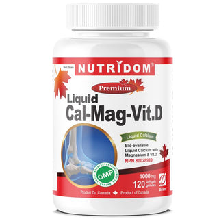 Nutridom Cal-Mag with Vitamin D3 (120 Softgels)