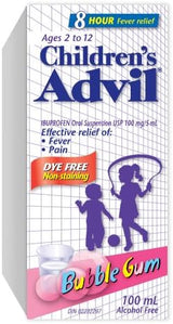 Children's Advil Suspension Dye-Free Bubble Gum, 100 mL &mdash; view 1
