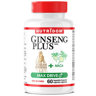 Nutridom Ginseng Plus MAX DRIVE (60 Veggie Capsules)