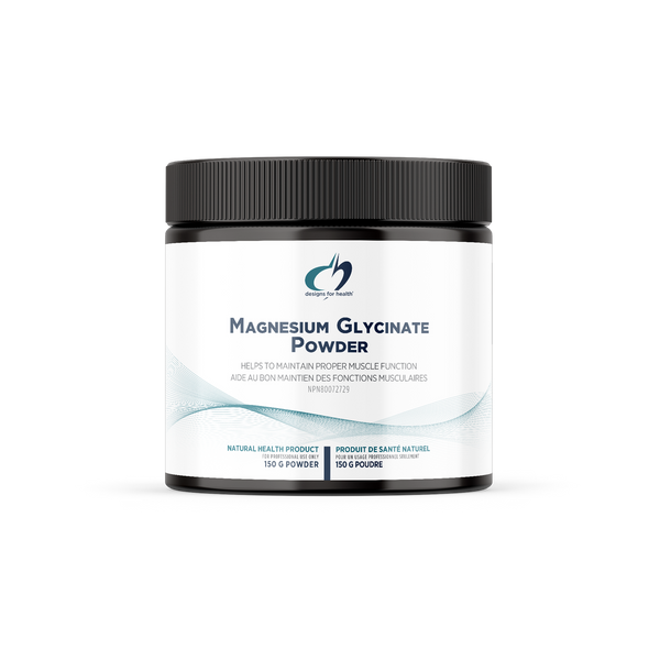 Magnesium Glycinate Powder by Designs for Health, 150g