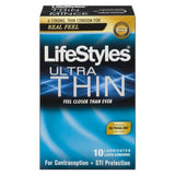 LifeStyles Ultra Thin Lubricated Latex Condoms, 10 ct &mdash; view 1