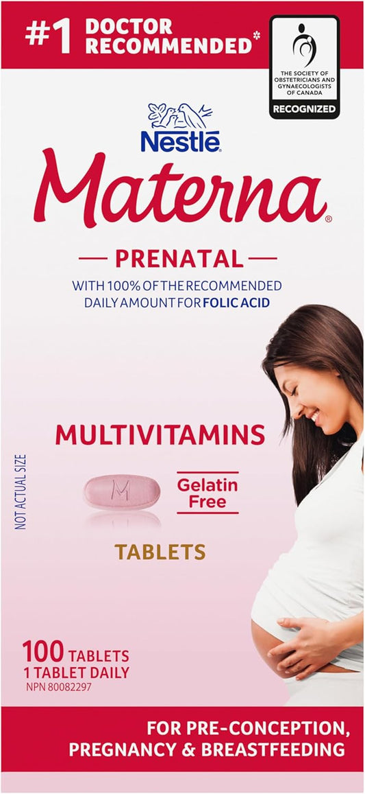 Nestle Materna Prenatal Multivitamins, 100 Tablets