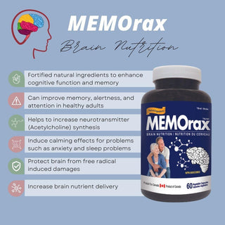 Memorax 500 mg 60 Vcaps - 6 PACK