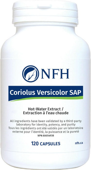 NFH Coriolus Versicolor SAP capsules, 120 count