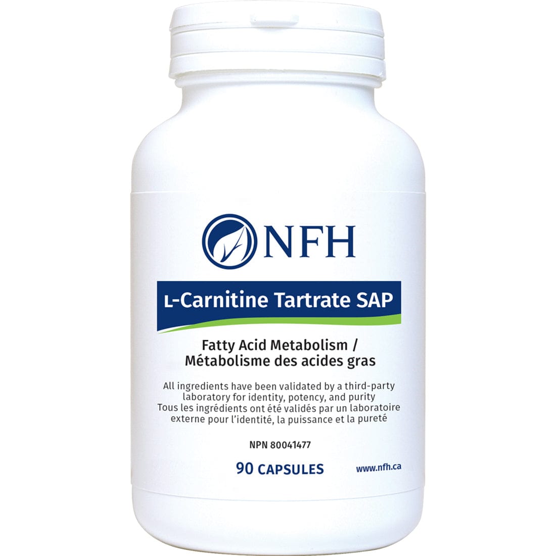 NFH L-Carnitine Tartrate SAP, 90 Capsules