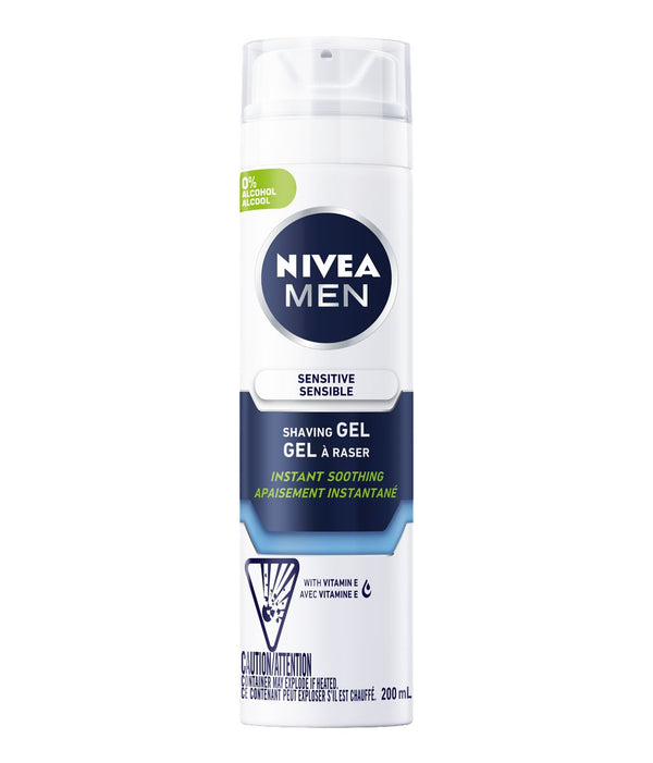 Nivea Men Sensitive Skin Shaving Gel, 200 mL