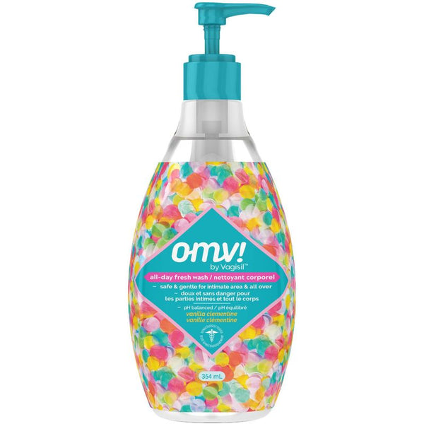 OMV! by Vagisil All Day Fresh Wash Vanilla Clementine, 354 mL