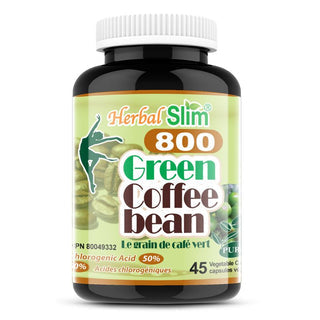 HerbalSlim® Green Coffee Bean 50% Chlorogenic acid (45 Capsules)