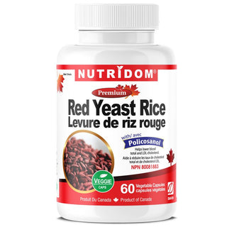 Nutridom Red Yeast Rice & Policosanol (60 Veggie Capsules)