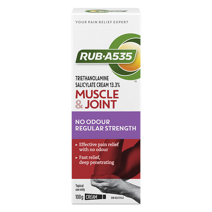Rub A 535 Muscle & Joint No Odour Regular Strength Cream, 100 g