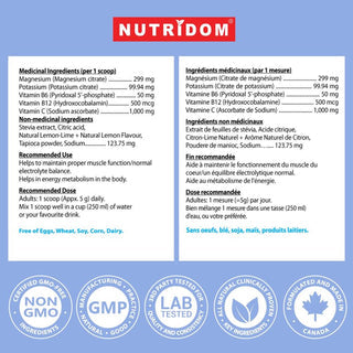 Nutridom Magnesium Plus Electrolyte Powder (150g)