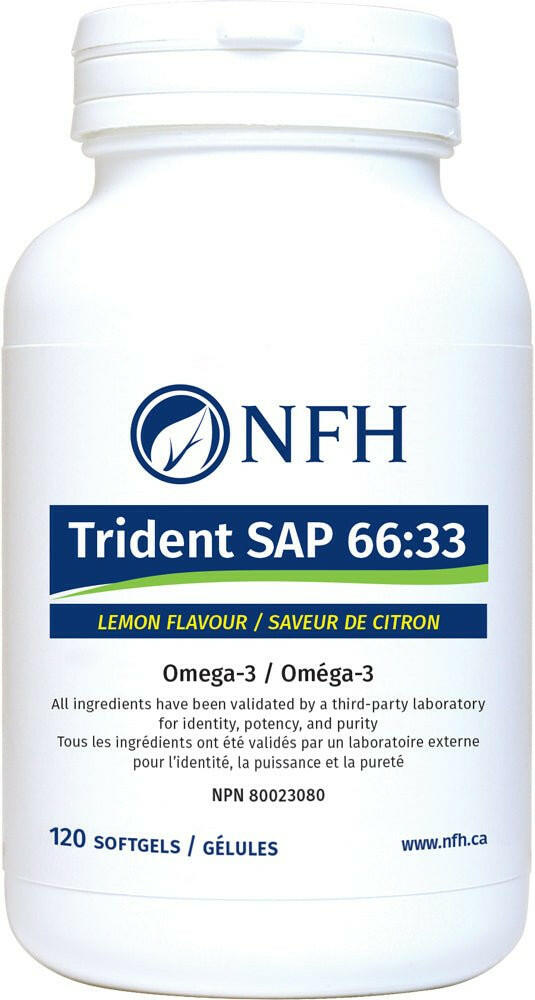 NFH Trident SAP 66:33 Lemon softgels, 120 count