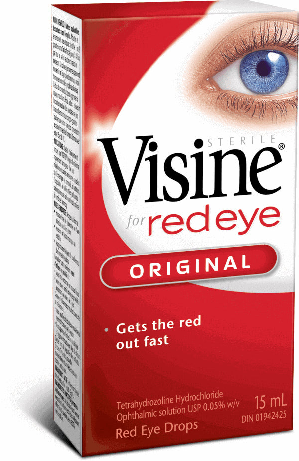 Visine Original Red Eye Drops, 15 mL
